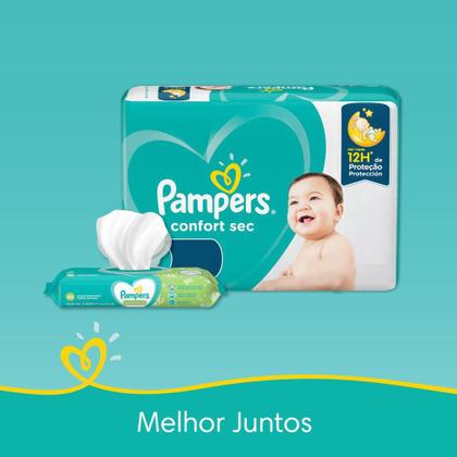 Imagem de Kit  Fralda Pampers Confort Sec  G 76 tiras + XG 34 tiras 