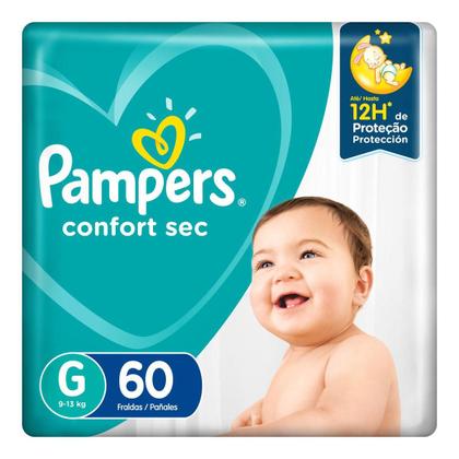 Imagem de Kit Fralda Pampers Confort Sec Super Tamanho G 120 unidades