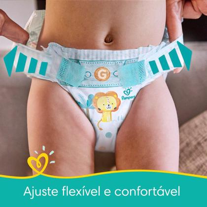 Imagem de Kit Fralda Pampers Confort Sec Super tamanho M com 140 unidades + G com 120 unidades