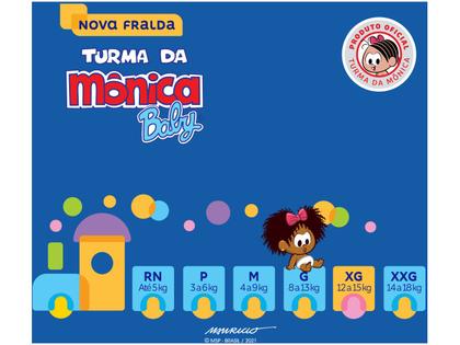 Imagem de Kit Fralda Turma da Mônica Baby Tam. XG 9 a 13kg