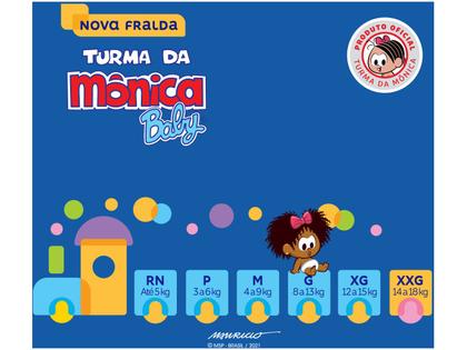 Imagem de Kit Fralda Turma da Mônica Baby Tam. XXG 14 a 18kg