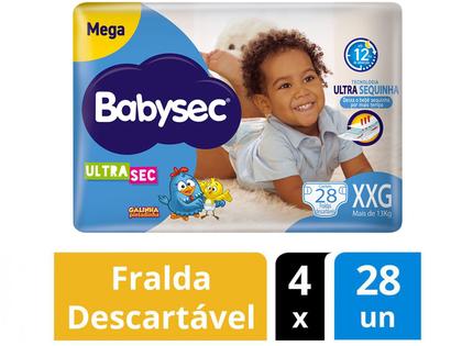 Imagem de Kit Fraldas Babysec Ultrasec Galinha Pintadinha
