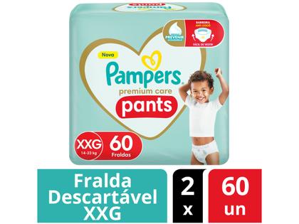Imagem de Kit Fraldas Pampers Pants Premium Care