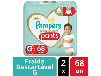 Imagem de Kit Fraldas Pampers Premium Care Pants