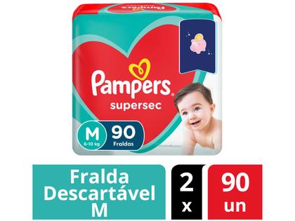 Imagem de Kit Fraldas Pampers Supersec Tam. M