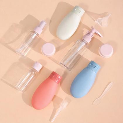 Imagem de Kit Frascos Viagem 11 Peças Shampoo Sabonete Completo