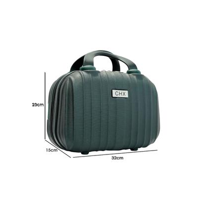 Imagem de Kit frasqueiras de viagem maleta necessaire rígida abs - chx
