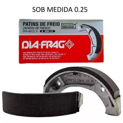 Imagem de Kit Freio Cbx 250 Twister Pastilha , Coxim Coroa e Lona 0,25