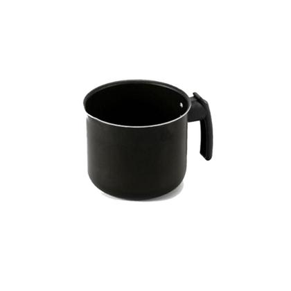 Imagem de Kit Frigideira Francesa e Caneco Preto Alumi-Aço Linha Premium J4TECH Alumínio Antiaderente Teflon Ultra Resistente 