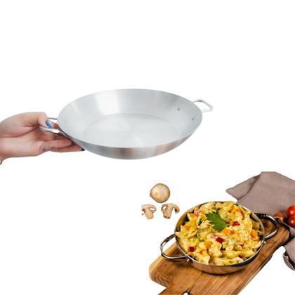 Imagem de Kit Frigideira Pergaminho com Borda Reforçada em Alumínio 500ml 10 Unidades