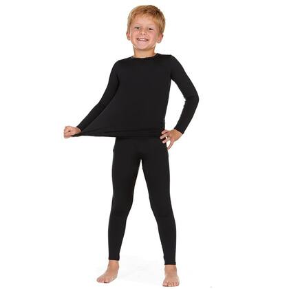 Imagem de Kit Frio Conjunto Termico Infantil Segunda Pele Flanelado Pelinho Inverno