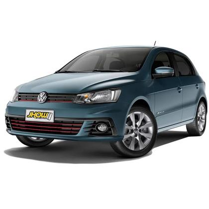 Imagem de Kit Friso Vermelho Grade E Parachoque Vw Saveiro G5 G6 G7