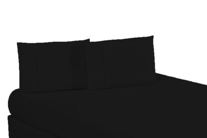 Imagem de Kit Fronha Algodão Percal Ponto Palito 180 Fios 2 unidades ( 1 Par )