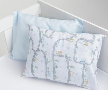 Imagem de Kit Fronha Bebê Lisa e Estampada 100% Algodão C/ 2 unidades - Papi