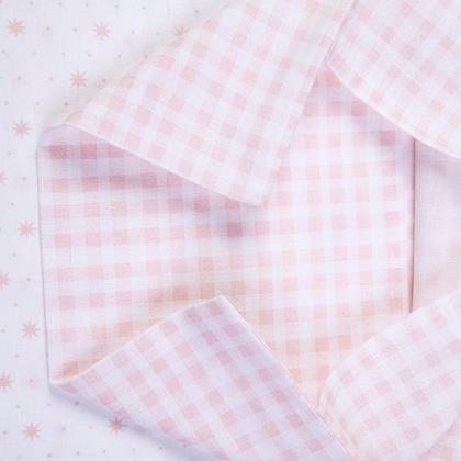 Imagem de Kit Fronha Infantil Bebês 40x28cm Bordado 02 Unidades 150 Fios 100% Alogodão - Papi