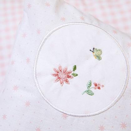 Imagem de Kit Fronha Infantil Bebês 40x28cm Bordado 02 Unidades 150 Fios 100% Alogodão - Papi