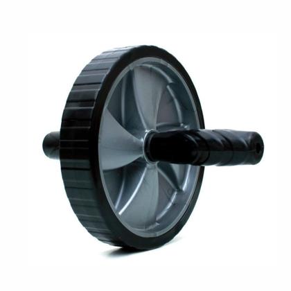 Imagem de Kit Funcional Colchonete Preto + Roda + Corda De exercício funcional