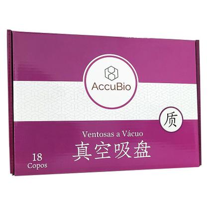 Imagem de Kit Funcional Para Ventosaterapia Com 18 Copos Accubio