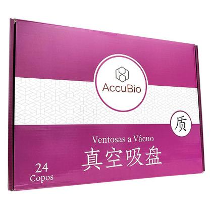 Imagem de Kit Funcional Para Ventosaterapia Com 24 Copos Accubio