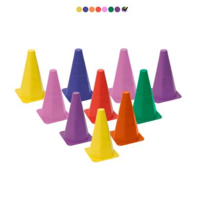 Imagem de Kit Funcional Treino Agilidade 10 Cones 10 Chapéu Chinês Escada 7 Degraus + 01 Kit 5 Faixas Mini Bands