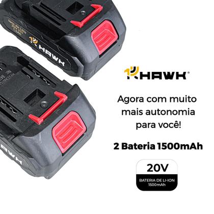 Imagem de Kit Furadeira de Impacto 20V  2 Baterias Maleta