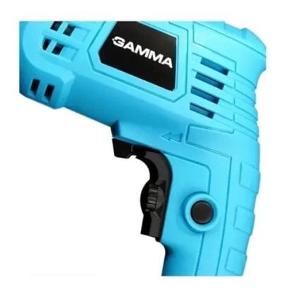 Imagem de kit Furadeira de Impacto 650W Gamma G1905/br + Brocas Concreto Óculos Mascara PFF2