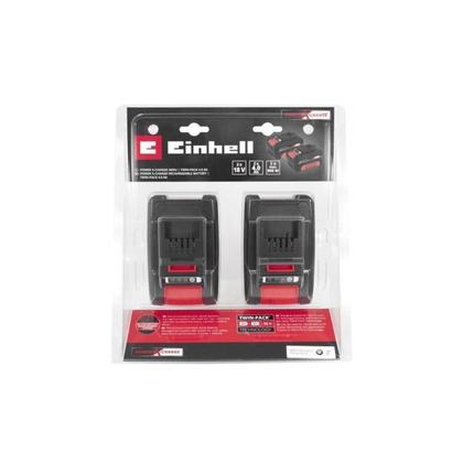 Imagem de Kit Furadeira e Parafusadeira À Bateria Te-cd 18/48 Li-i Einhell com Kit Bateria Power X-change 2 Un Preto