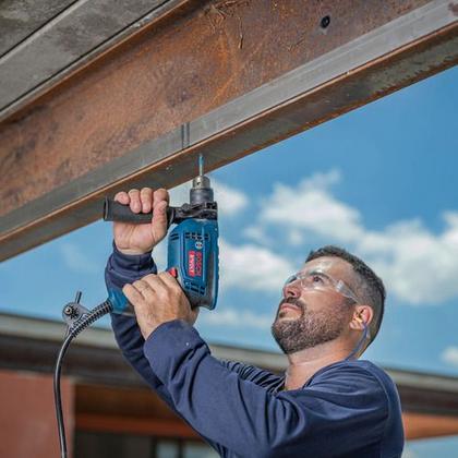 Imagem de Kit Furadeira Impacto Parafusadeira Bosch Gsb13re 750w Bivolt Com 33 Peças