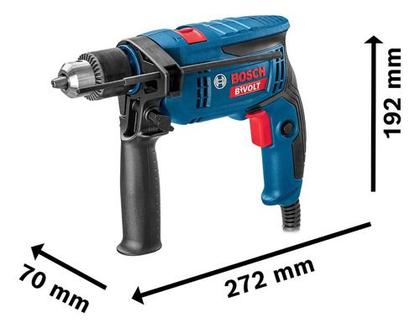 Imagem de Kit Furadeira Impacto Parafusadeira Bosch Gsb13re 750w Bivolt e 103 Peças