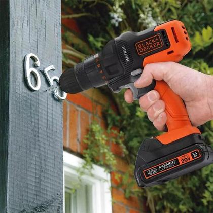 Imagem de Kit Furadeira Parafusadeira 6 Em 1 Matrix 20v Black Decker Bivolt