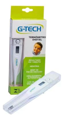 Imagem de Kit G-Tech Termômetro Digital TH1027 Branco Com 10 Unidades