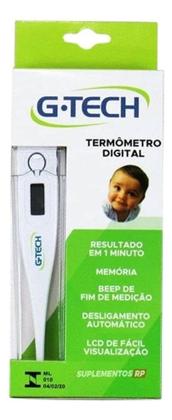 Imagem de Kit G-Tech Termômetro Digital TH1027 Branco Com 2 Unidades