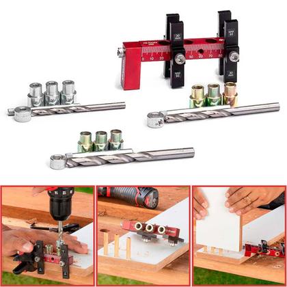 Kit Gabarito para Furar Cavilhas 6 a 10mm Escala 100mm Zinni Imagem de Kit Gabarito para Furar Cavilhas 6 a 10mm Escala 100mm Zinni