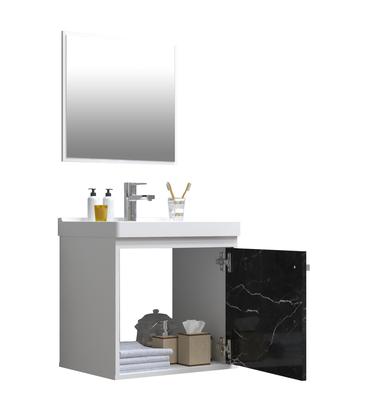 Imagem de Kit Gabinete Banheiro Em Mdf Com Espelheira - Veneto 