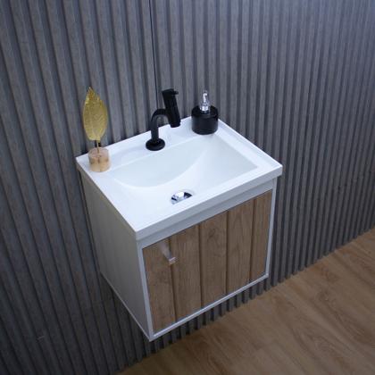 Imagem de Kit Gabinete Banheiro Em Mdf Com Espelheira - Veneto 