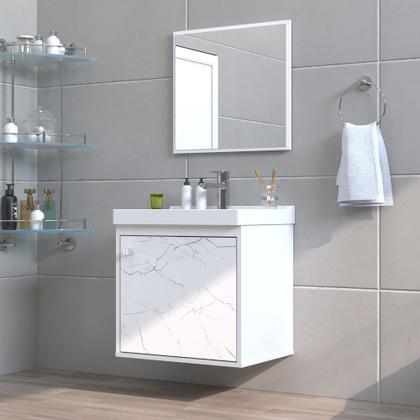 Imagem de Kit Gabinete Banheiro Em Mdf Com Espelheira - Veneto 