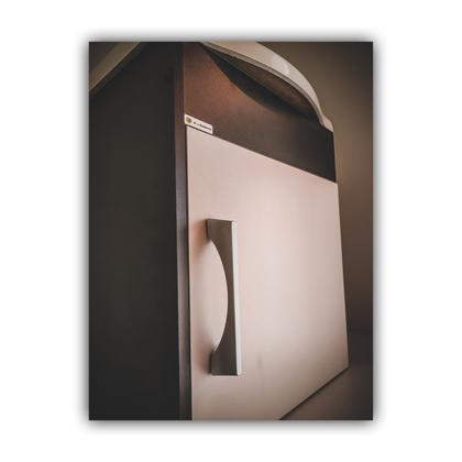 Imagem de Kit Gabinete E Pia Banheiro Turim Preto C/ Branco Rorato