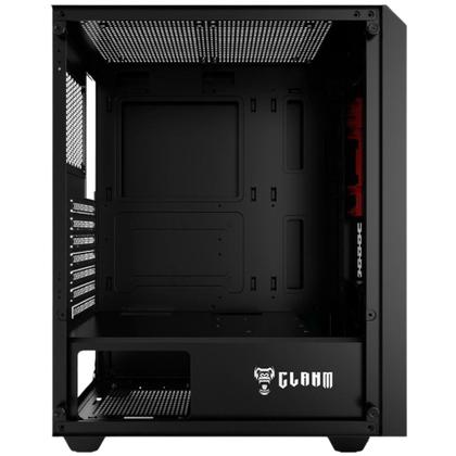 Imagem de Kit Gabinete Gamer Zilla Mid Tower Suporta Até 6 Fans e Water Cooler + 6  Unid Cooler Fan Led Fixo 5 Cores V.Ring 120mm + Cooler Para Processador I30 92mm