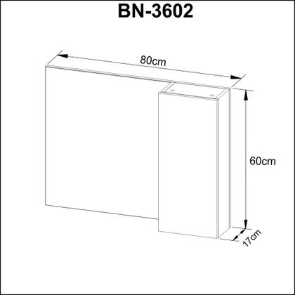 Imagem de Kit Gabinete Mármore Branco e Espelheira Branco - Tecno