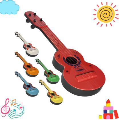Imagem de Kit Gaita Viola Tambor Prenda Infantil 6 Instrumentos Brinquedos Educacional Pandeiro Estrela Festa Junina Instrumentos
