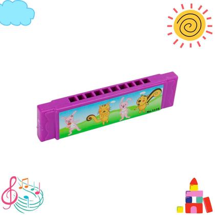 Imagem de Kit Gaita Viola Tambor Prenda Infantil 6 Instrumentos Brinquedos Educacional Pandeiro Estrela Festa Junina Instrumentos