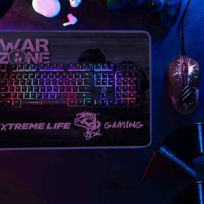 Kit Gamer 4 Em 1 Warzone Teclado Mouse Headset Cgwz41 - ELG - Kit