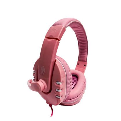 Imagem de Kit Gamer Evolut EG-53 Teclado, Mouse, Headset Rosa