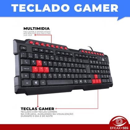 Imagem de Kit Gamer Mobilador Para Celular Com Teclado + Mouse Gamer 3200Dpi