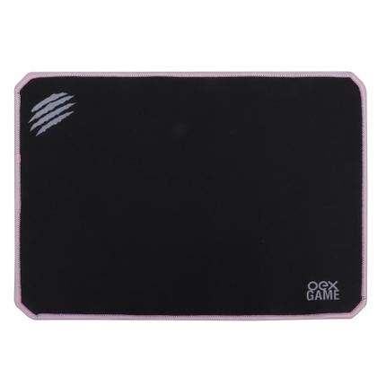 Imagem de Kit Gamer Mouse LED + Mousepad, 320x240mm, Rosa - MC104 OEX