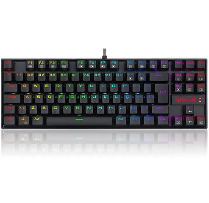 Imagem de Kit Gamer Redragon RGB, com Headset Lamia 2, Drivers 40mm + Teclado Kumara, Switch Outemu Brown, ABNT2 + Mouse Cobra 12400 DPI, Preto - S125