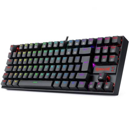 Imagem de Kit Gamer Redragon RGB, com Headset Lamia 2, Drivers 40mm + Teclado Kumara, Switch Outemu Brown, ABNT2 + Mouse Cobra 12400 DPI, Preto - S125