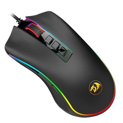 Imagem de Kit Gamer Redragon RGB, com Headset Lamia 2, Drivers 40mm + Teclado Kumara, Switch Outemu Brown, ABNT2 + Mouse Cobra 12400 DPI, Preto - S125