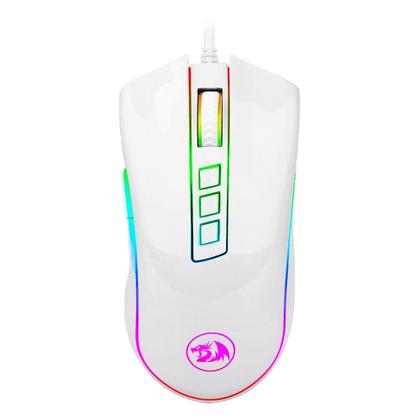 Imagem de Kit Gamer Redragon RGB, Headset Lamia 2, Drivers 40mm + Teclado Kumara, Switch Outemu Brown, ABNT2 + Mouse Cobra, 12400 DPI, Branco - S125W
