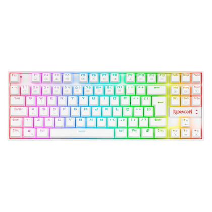 Imagem de Kit Gamer Redragon RGB Headset Lamia 2 Surround 7.1 + Teclado Kumara Switch Outemu Blue + Mouse Cobra V2, 12400DPI, Branco - S125W